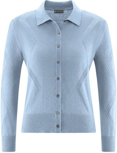 HempAge Melierte 3/4 Arm-Jacke Hanf/Biobaumwolle