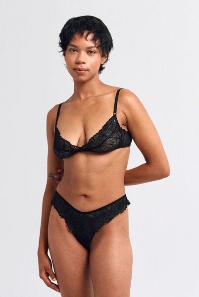 erlich textil Fluid Lace bügelloser BH mit Spitze aus recyceltem Polyamid, made in Europe