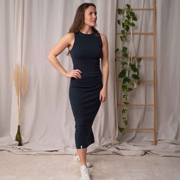 Vresh Clothing Violetta - Rib Kleid aus Biobaumwolle