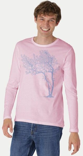 Peaces.bio - handbedruckte Biomode Bio-Herren-Langarmshirt Fancy Tree