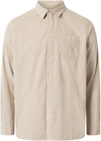 KnowledgeCotton Apparel Cord Hemd - Baby cord custom fit shirt - aus Bio-Baumwolle
