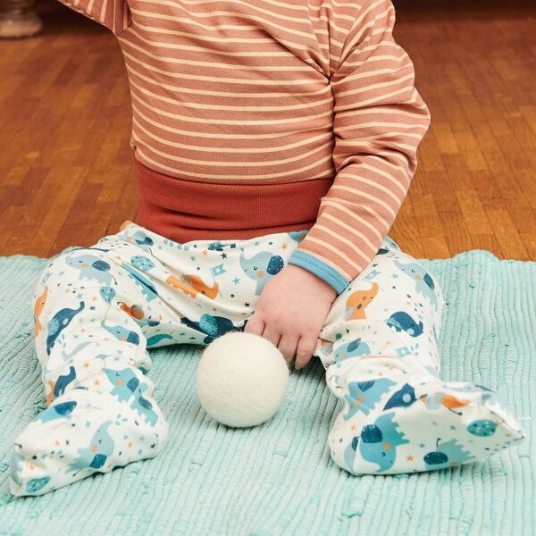 Cheeky Apple Bio-Strampelhose "Babyelefant"