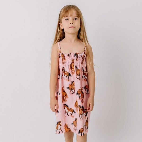 Walkiddy Graceful Horses-Sleeveless Dress