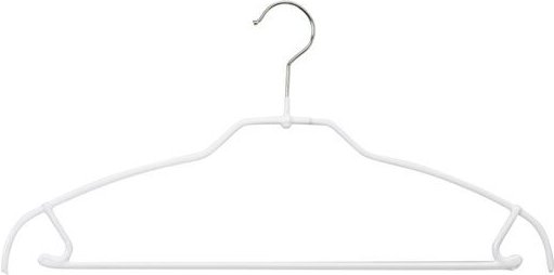 Thumbnail - MAWA Leichtbügel Silhouette mit Rockhaken aus Metall - Set aus 10 Bügeln