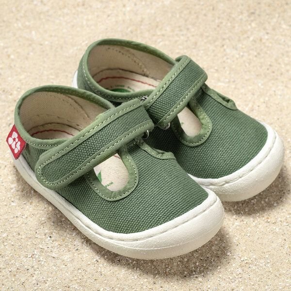 Pololo DEAKTIVIERT_luftiger Sommersneaker "Arena" aus Baumwolle (Bio kbA), Größen 20-27