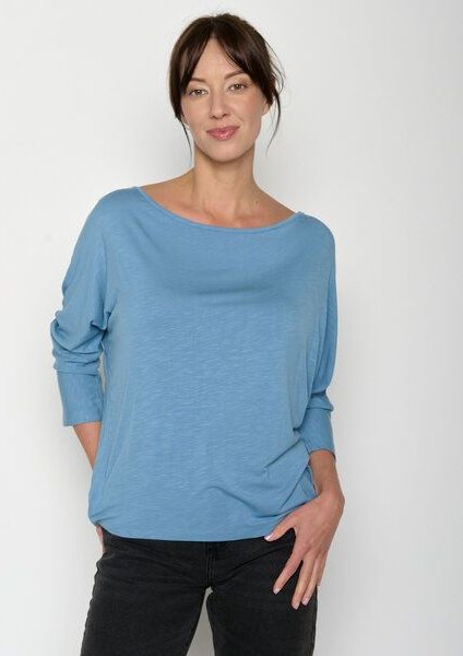GREENBOMB Basic Simper - Gemütliches Longsleeve aus Viskose (LENZING ECOVERO) Mix / Fair & Vegan