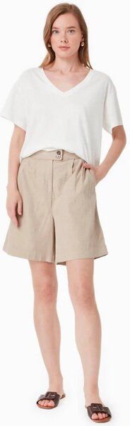 ORGANICATION Shorts aus LENZING ECOVERO und Leinen