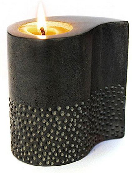 Mitienda Shop Teelichthalter Schnecke grau