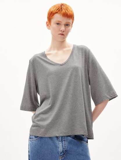 ARMEDANGELS LIANAA - Damen T-Shirt Loose Fit aus TENCEL Lyocell Mix