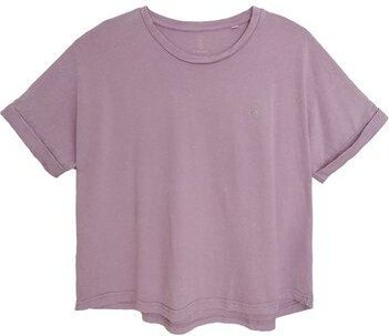 Greener Calendula T-Shirt mit Fledermausärmeln in Übergröße