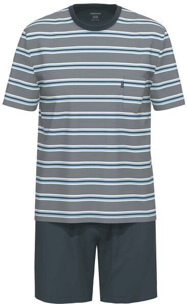 Thumbnail - Ammann Schlafanzug kurz | Bio-Baumwolle | Nevis