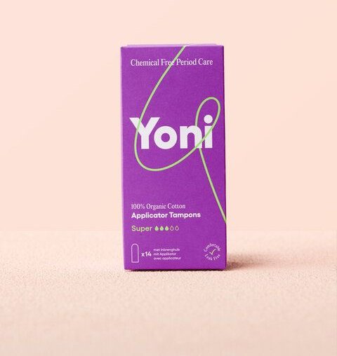 Thumbnail - Yoni Tampons mit Applikator - 100 % Bio-Baumwolle