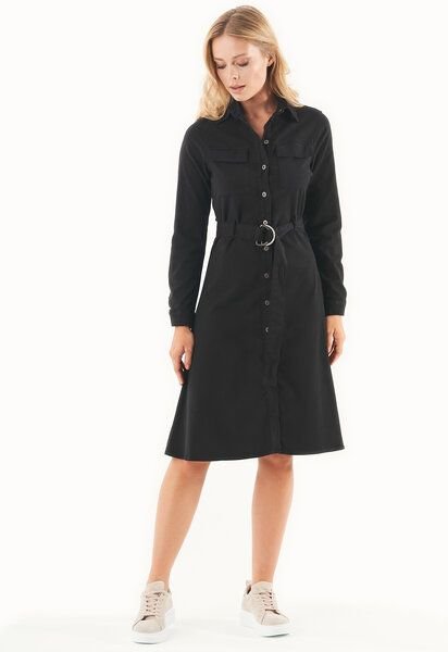 ORGANICATION Hemdblusenkleid aus TENCEL Lyocell und Bio-Baumwolle