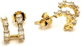 MOANINA Ohrringe Mira - 925 Silber/18k Gold Vermeil