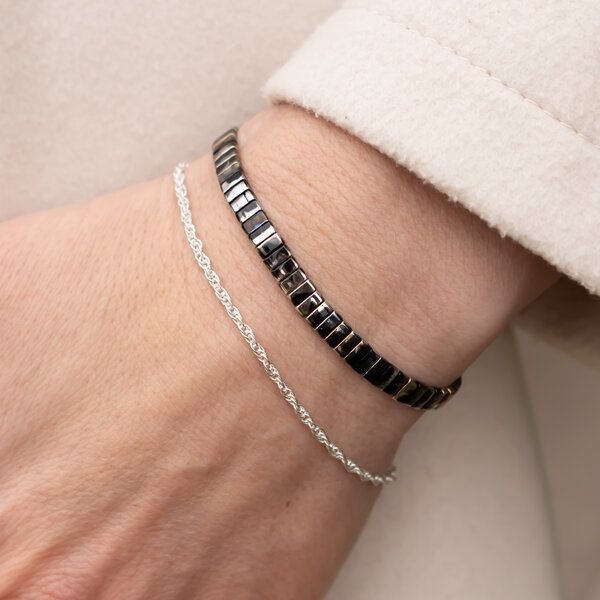 juni Silber Armband Set "Rogue"