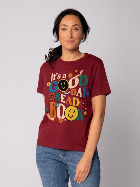 watapparel T-Shirt Frauen Good day to read a book