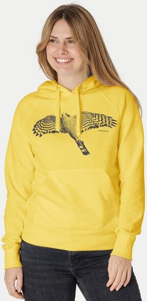 Peaces.bio - handbedruckte Biomode Bio-Hoodie Sperber Damen