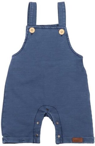 Baby Latzstrampler GOTS zertifiziert – Dunkelblau, ärmellos, weich & bequem | von Walkiddy