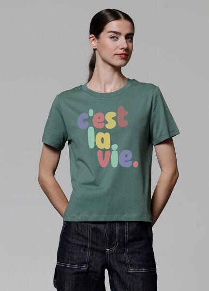 watapparel T-Shirt Frauen c'est la vie