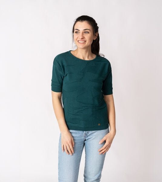 GARY MASH Kurzarm-Pullover Vina aus Biobaumwolle