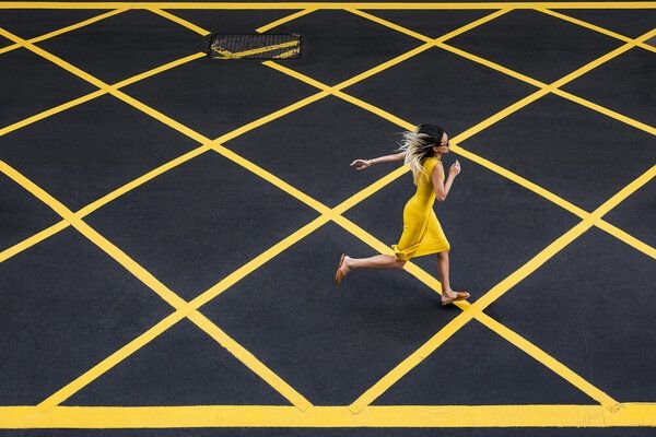 Photocircle Poster / Leinwandbild - Yikes Stripes