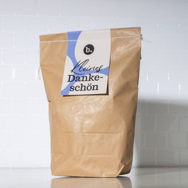 brotstoff Geschenkset - Brotbeutel mit Brotbackmischung im Glas + Nachfüllpaket