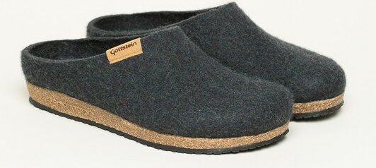 Stegmann Filzpantoffel 208 aus 100% hochwertiger Merino-Wolle - Hausschuhe für Damen & Herren - Pantoffeln mit Komfort-K...