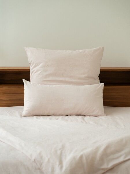 erlich textil Michel Kopfkissenbezug aus Bio-Baumwolle, Leinen Mix, made in Europe