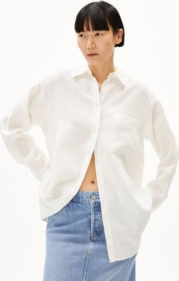 ARMEDANGELS MAALGAA PURE LINO Damen Bluse aus Leinen