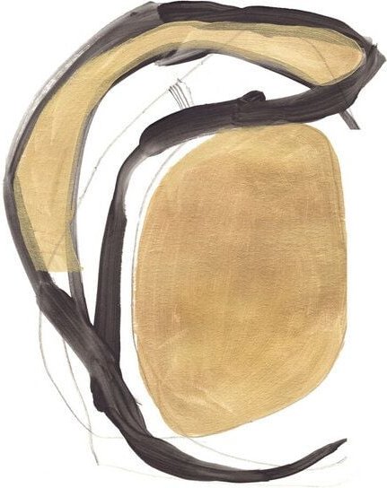 Photocircle Poster / Leinwandbild - Gold Abstract