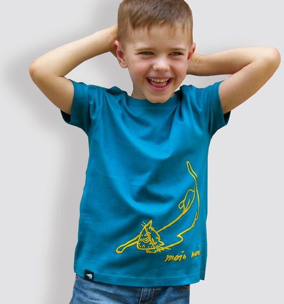 little kiwi Kinder T-Shirt, "Moin Moin", Ocean Depth