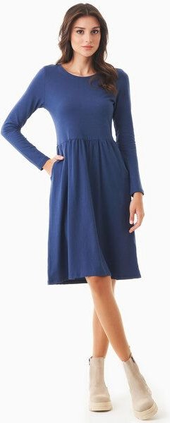 ORGANICATION Langarm-Jerseykleid aus Bio-Baumwolle