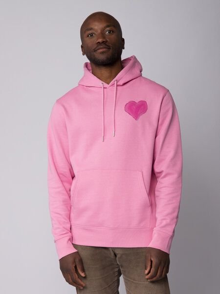 watapparel Hoodie Unisex Pink Heart