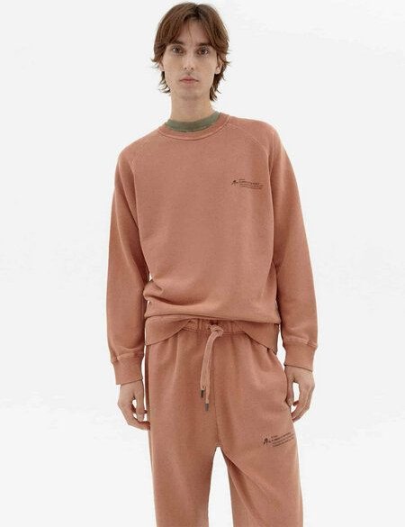 thinking mu Sweatshirt mit Rundhalsausschnitt - FTP - aus 100% biologisch angebauter Baumwolle