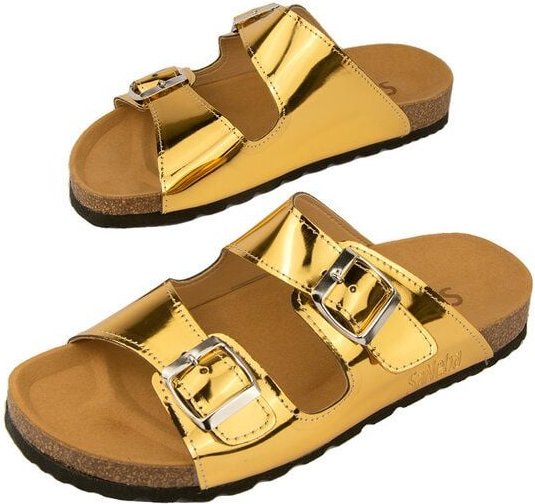 SaNeba Zweiriemer Damen |Vegan - Soft Kork