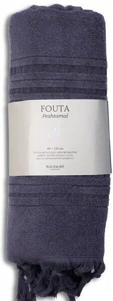 Karawan authentic Hamamtuch Bio mit Frottee