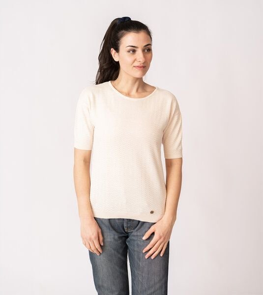 GARY MASH Kurzarm-Pullover Vina aus Biobaumwolle