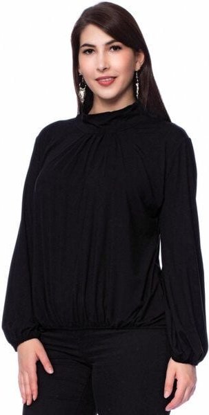 Ingoria LESLY Blusenshirt mit locker fallenden Stehkragen (Uni)