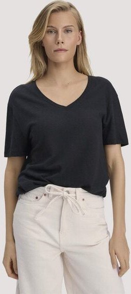 hessnatur T-Shirt Oversize aus Leinen und Bio-Baumwolle