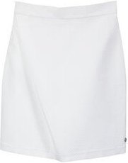 LUXAA Kurzer Rock mit Falte aus Bio-Baumwolle