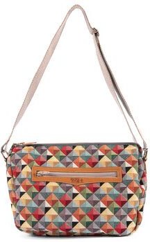 Risorse Future Gloria Umhängetasche aus Baumwolle und Hanf in verschiedenen Mustern