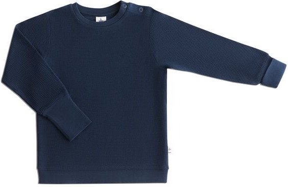 Thumbnail - Baby Kinder Sweatshirt Bio-Baumwolle Waffel Strick Langarmshirt 2021"Leela Cotton"