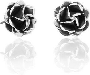 pakilia Silber Ohrstecker Rosenblüten Fair-Trade und handmade