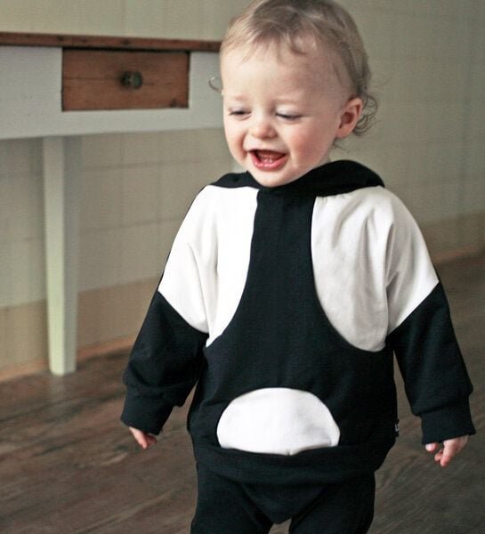 Lena Schokolade Kinder-Hoodie aus Bio-Sweat