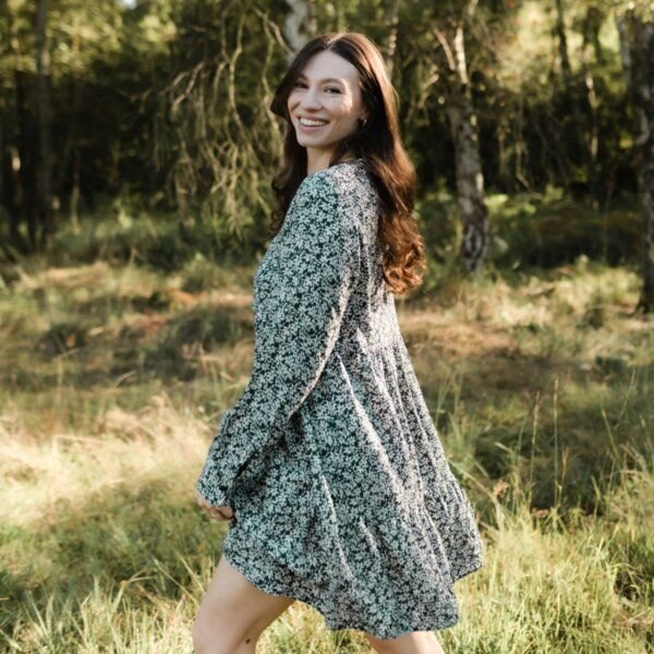 NORDLICHT Kleid Ami mit Blumenmuster aus 100% Ecovero