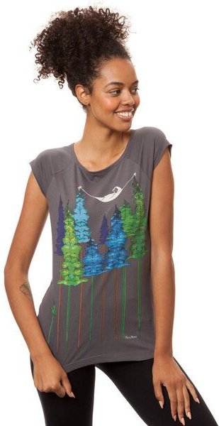 FellHerz Damen T-Shirt Wood Girl Bio Fair