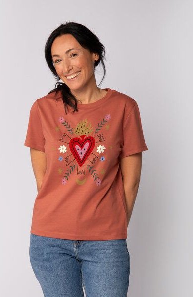 watapparel T-Shirt Frauen Love and flex