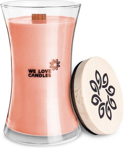 We Love Candles Duftkerze Rhubarb & Lilly aus Sojawachs, 100% vegan