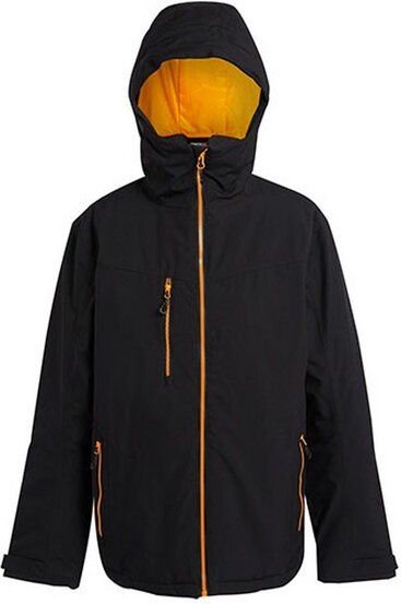 Regatta Professional Herren Wasserdichte Softshelljacke mit Kapuze Recycled kontrastfarbene Reißverschlüsse