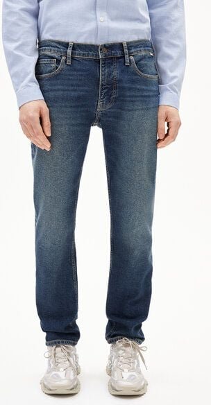 ARMEDANGELS IAAN - Herren Slim Jeans recycelter Baumwoll Mix Comfort Stretch